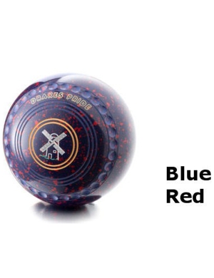 Drakes Pride Gripped Bowls Professional - Blue/Red